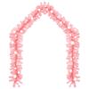 Homgoday 20 m Christmas Garland with LED Pine Garland, Pink view 2