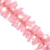 Homgoday 20 m Christmas Garland with LED Pine Garland, Pink view 3