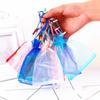 Organza Gift Bags with Drawstring, 50-Pack, 7 x 9 cm, Gray view 3
