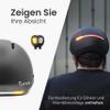 Life Bike Helmet for Bicycles and Scooters with Front and Rear Lighting, Turn Signals, One Size (Pearl Grey) view 4