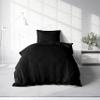 one-home Brushed Cotton Winter Bedding Set, Black, 135 x 200 cm view 2