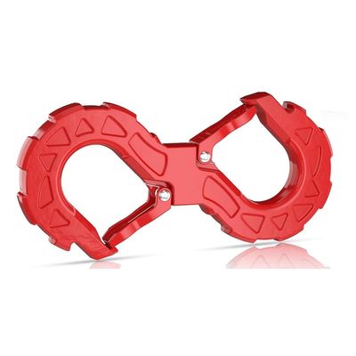 Lbvzxkad 3/8-Inch Tow Hook, Winch Hook for Off-Road Recovery, 33,000-lb Tow Shackle with Integrated Winch Quick Shackle