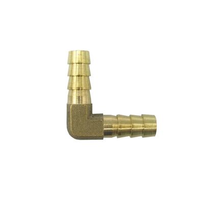 OZXZH 2-Piece 4–25 mm Brass Hose Barb Straight, Elbow, T, Cross-Type Pipe Fitting Adapter Coupler (3 mm, I Type)