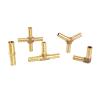 OZXZH 2-Piece 4–25 mm Brass Hose Barb Straight, Elbow, T, Cross-Type Pipe Fitting Adapter Coupler (3 mm, I Type) view 2