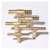 OZXZH 2-Piece 4–25 mm Brass Hose Barb Straight, Elbow, T, Cross-Type Pipe Fitting Adapter Coupler (3 mm, I Type) view 4