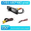 Backup Rear-View Camera for Peugeot 108 2014–Present, CCD HD AHD Fisheye, B150 CVBS 680x480 view 2