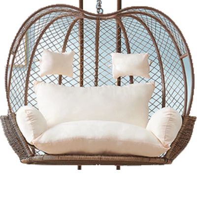 Outdoor Egg Hanging Chair Cushion for 2 People, Washable, Thick, Waterproof