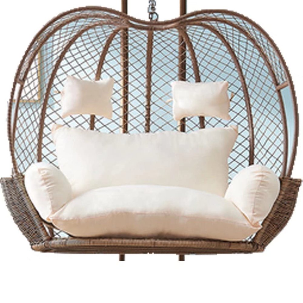 Outdoor Egg Hanging Chair Cushion for 2 People, Washable, Thick, Waterproof