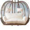 Outdoor Egg Hanging Chair Cushion for 2 People, Washable, Thick, Waterproof view 1
