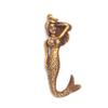 QQYDZSW Small Cute Retro Brass Desktop Decor Statue, Copper Doll Pendant Keychain view 1