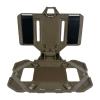 Chest Phone Holder, Vest Phone Holder, Foldable Navigation Board, Hunting Chest Rig Phone Pouch, Charming Plate Carrier Phone Holder for Outdoor Activities, Khaki view 1