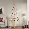 Xichuzi 210 cm Wooden Christmas Tree, Solid Pine and Bamboo, Artificial Tree Decor - 4019695 view 1