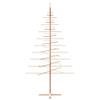 Xichuzi 210 cm Wooden Christmas Tree, Solid Pine and Bamboo, Artificial Tree Decor - 4019695 view 4