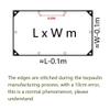 PIPRE 1 x 2.9 m Transparent Waterproof Outdoor Tarp with Grommets view 2