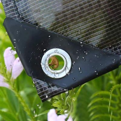 PIPRE 1.2 m x 3 m Clear PVC Tarpaulin with Grommets, Waterproof Outdoor Cover