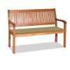 Orumrud 8 cm Thick Bench Cushion with Removable Cover, 150 x 50 x 8 cm, Non-Slip, Light Coffee view 1