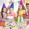 Kaseryao Rainbow Children's Birthday Party Tableware Set for 10 Guests view 3