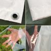 HQQMNY PVC Waterproof Patio Tarp, 3 m H x 3.8 m L, Transparent Outdoor Curtain, 0.4 mm, 400 g/m² view 3