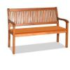 Orumrud 3 cm Thick Bench Cushion with Removable Cover, 110 x 50 x 3 cm, Non-Slip Orange view 1