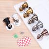 PHNOITPQ Magnetic Door Stop, Self-Adhesive, Mini Ultra-Short Stainless Steel Wall-Mounted Doorstop with Screws, Gold||Adhesive 77 mm (Black) view 4