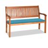 Orumrud 8 cm Thick Bench Cushion, 140 x 55 x 8 cm, Removable Cover, Non-Slip, Light Blue view 1