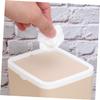BUGUUYO Plastic Storage Container Trash Box with Lid for Home, Office, or Car view 2