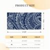 Personalized Happy Birthday Party Banner – Blue Polynesian Maori Tribal Pattern view 2