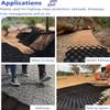 ROBAUN Garden Retaining Wall Grid, 5.1 cm, Ground Stabilization Grid for Gravel, Pea Gravel, Sand, Sloped Driveways and Walkway Foundations, Foldable, 6 x 9 m (20 x 30 ft) view 3