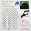 ROBAUN Garden Retaining Wall Grid, 5.1 cm, Ground Stabilization Grid for Gravel, Pea Gravel, Sand, Sloped Driveways and Walkway Foundations, Foldable, 6 x 9 m (20 x 30 ft) view 4