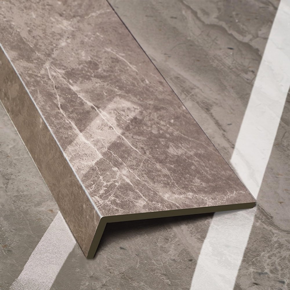Dailify Marble-Style Window Sill Cover, Dark Gray, 90 x 15 cm