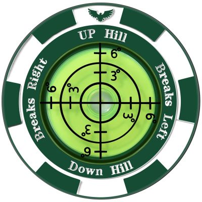 Yobbai High-Precision Golf Ball Marker and Green Reader, Green