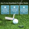 Yobbai High-Precision Golf Ball Marker and Green Reader, Green view 4
