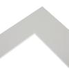Pre-Cut Mat Board, 1.4 mm Thick, 12 x 14 cm, 7.5 cm Opening, Medium Gray view 1