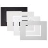 Pre-Cut Mat Board, 1.4 mm Thick, 12 x 14 cm, 7.5 cm Opening, Medium Gray view 4