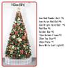 Illuminated 9.8-Ft High-Quality Artificial Christmas Tree with Hinged Branches and Sturdy Metal Stand view 2