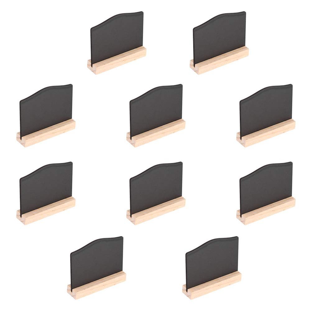 Akozon Set of 10 Wooden Chalkboards for Christmas Decor