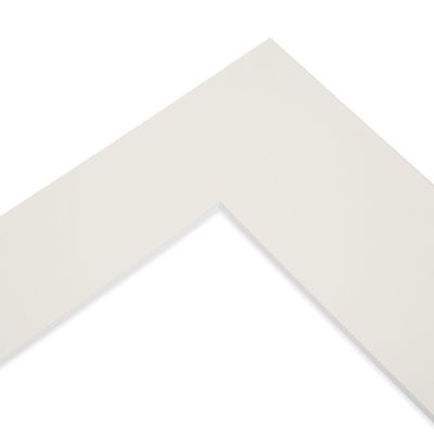 Mat Board, 1.4 mm Thick, Outer: 60 x 80 cm, Inner: 41 x 55 cm, White