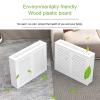 Modern Wooden Radiator Cover with Shelf, White (60 x 90 x 15 view 3