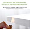 Modern Wooden Radiator Cover with Shelf, White (60 x 90 x 15 view 4
