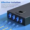Walfront 50PCS SC UPC Simplex Singlemode Fiber Optic Adapters with Mounting Flanges view 2