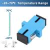 Walfront 50PCS SC UPC Simplex Singlemode Fiber Optic Adapters with Mounting Flanges view 4