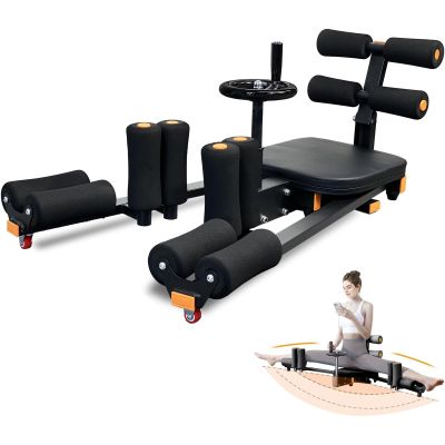 Professional Leg Stretching Machine, 240° Adjustable Leg Machine, 330 lb Flexibility Split Trainer, Hands-Free, Foldable and Easy to Store, for Dance and Ballet