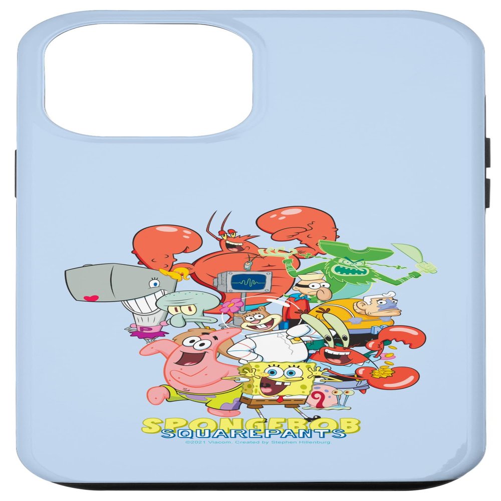 iPhone 12 Pro Max Case, SpongeBob SquarePants Group Shot Title Pose Poster