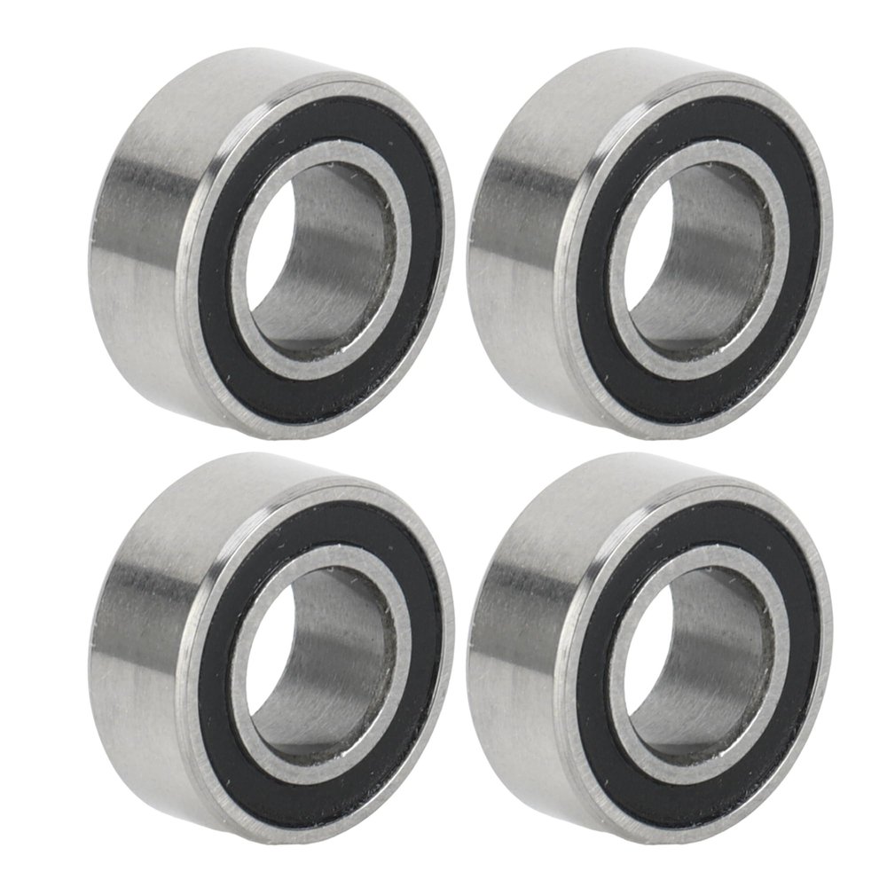 A ABSOPRO MR105-2RS Deep Groove Ball Bearing, Double Rubber Seal, 1 Pc., 5 x 10 x 4 mm