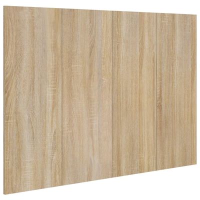 Hovothy Wooden Bed Headboard, Sonoma Oak, 120 x 1.5 x 80 cm
