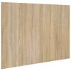 Hovothy Wooden Bed Headboard, Sonoma Oak, 120 x 1.5 x 80 cm view 1