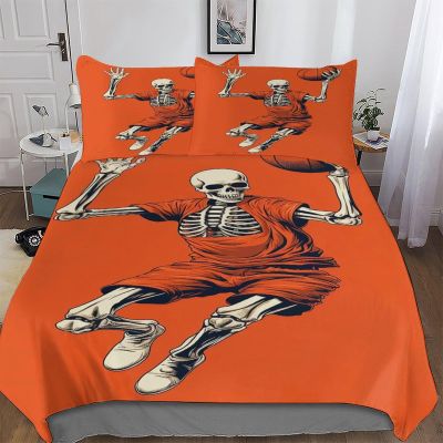 AAPZY Basketball 3D-Printed Microfiber Duvet Cover Set, 2-Piece, Single 135 x 200 cm