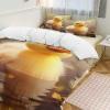 AAPZY Little Yellow Duck 3D 3-Piece Bedding Set, Microfiber, with Pillowcase, Wrinkle-Free and Soft, King Size, 220 x 240 cm view 4