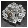 Three-Sided M3 Square Corner Lock Nuts for Acrylic Boxes, 10 x 10 x 10 mm, 12-Pack view 1