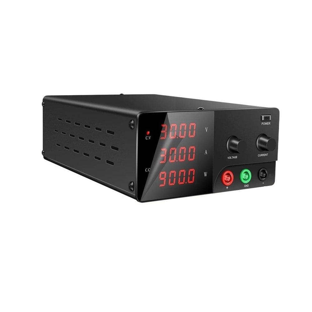 EVBELGBPZ DC Power Supply 30 V 30 A 20 A, 60 V 10 A Adjustable Regulated Digital-Controlled Benchtop Switching Power Supply (15 V 60 A, Black, 220 V)